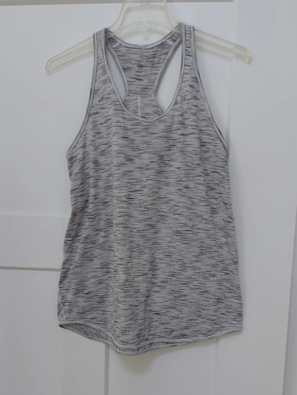 Gray Space-Dye Racerback Lululemon Tank Top - Athletic